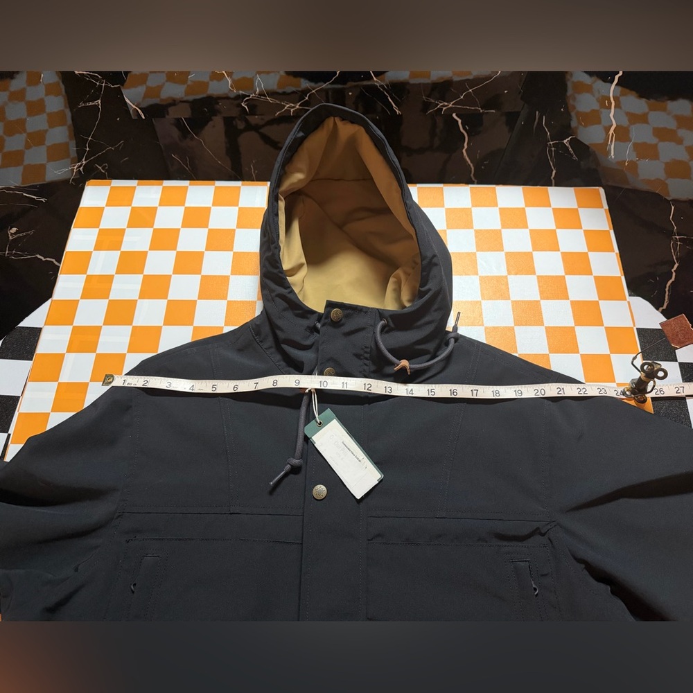 Alpine Design Sport Jacket Mens L Black Hood Rain Wind Water Resistant MSRP$128 - Picture 9 of 11